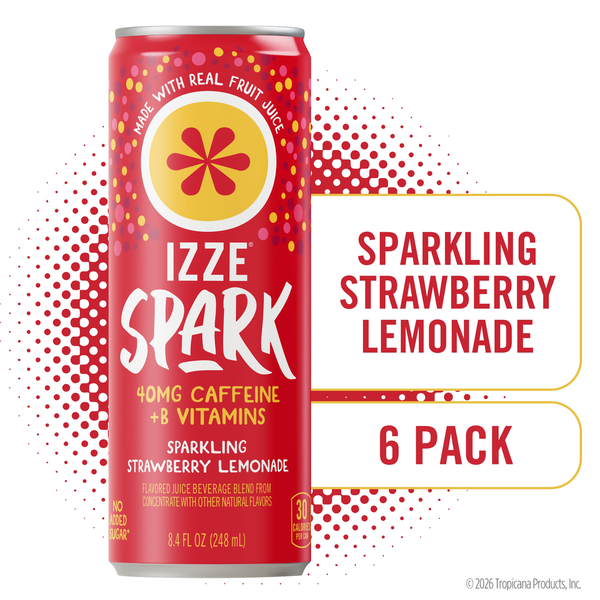 IZZE Spark Strawberry Lemonade with Caffeine