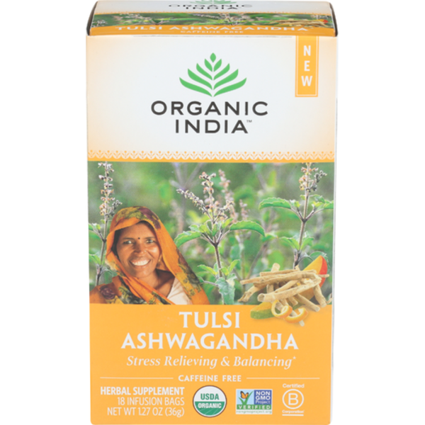 Organic India Organic Tulsi Ashwagandha Tea