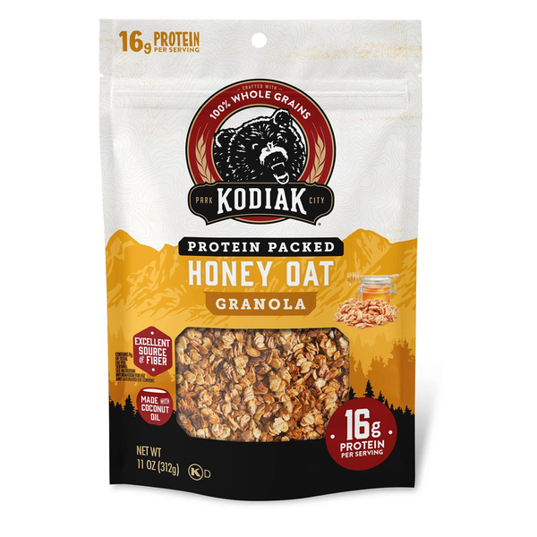 Kodiak Cakes Granola Pouch, Honey Oat