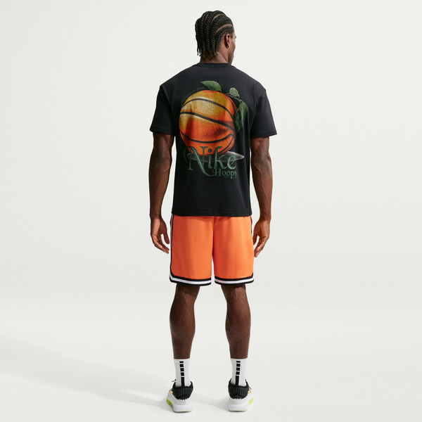 Nike Men's Max90 Hoops Peach Graphic T-Shirt, XXL - Black