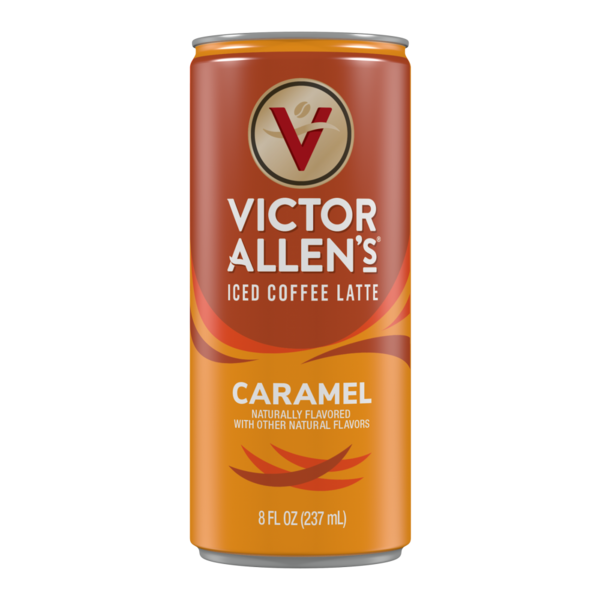 ミルク Victor Allen's Coffee Caramel Latte Ready to Drink, 12 Pack - 8oz Cans