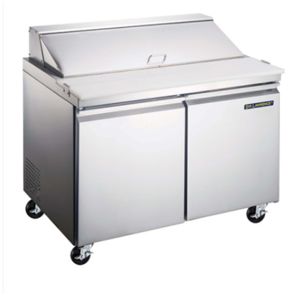 Sir Lawrence - 47" 2-Door Refrigerated Sandwich Prep Table