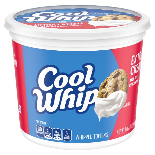 Cool Whip Extra Creamy Frozen Whipped Topping (16 oz) Instacart