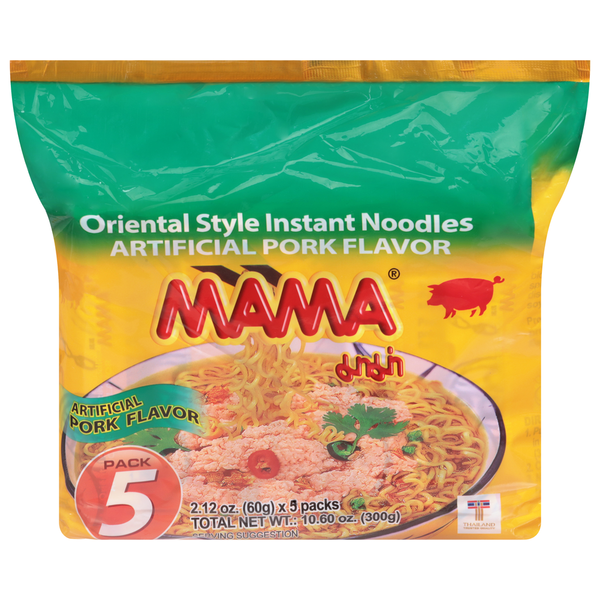 Mama Oriental Style Artificial Pork Flavor Instant Noodles
