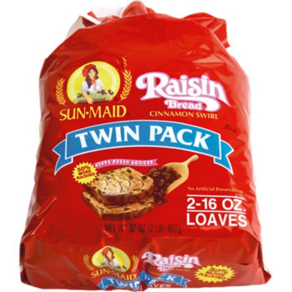 SunMaid Raisin Bread Cinnamon Swirl from Costco Instacart