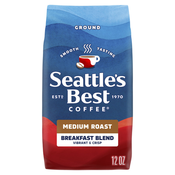 Seattle's Best Coffee Breakfast Blend Medium Roast Ground Coffee
