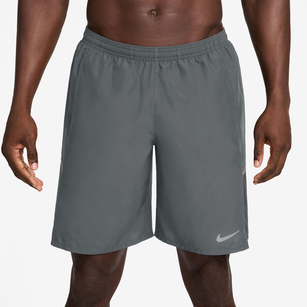 Nike Men's Dri-FIT Miler 9" Brief-Lined Running Shorts, XXL - Smoke Grey