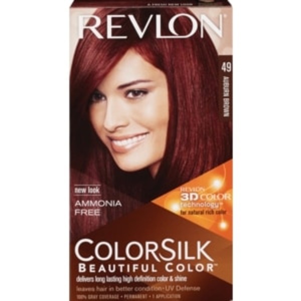 Revlon Colorsilk Beautiful Color 49 Auburn Brown Each Instacart
