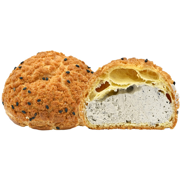 Black Sesame Cream Puff