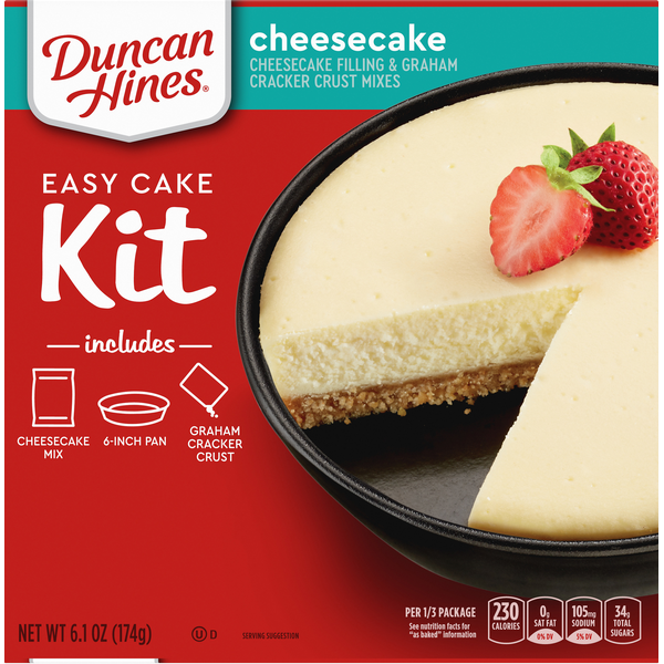 Duncan Hines Easy Cake Kit, Cheesecake (6.1 oz) Instacart