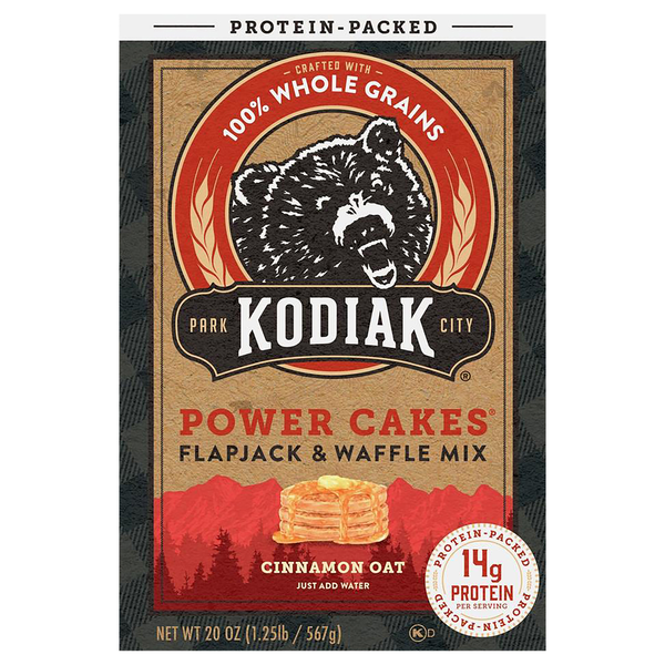 Kodiak Power Cakes Cinnamon Oat Flapjack & Waffle Mix Same