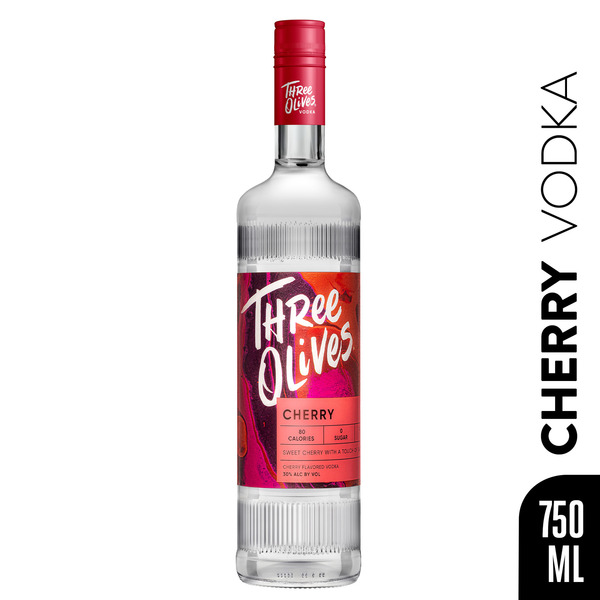 Three Olives Vodka Cherry Same-Day Delivery | Binny's Beverage Depot