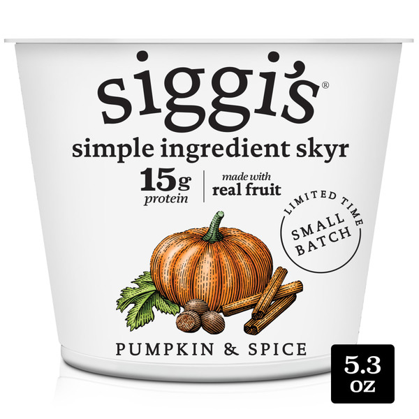 Siggi's Pumpkin Spice Icelandic-Style Lowfat Yogurt Same-Day