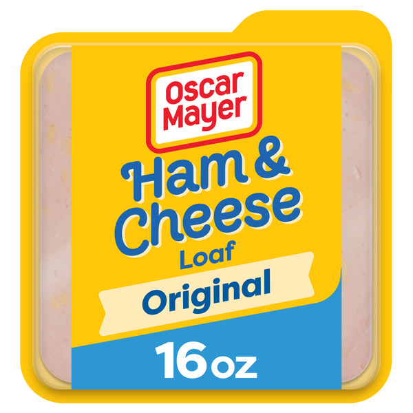 Oscar Mayer Ham & Cheese Meat Loaf Deli Sandwich Lunch Meat with Real Kraft Cheese