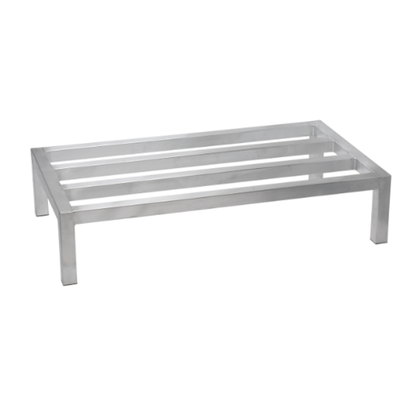 Winco - Dunnage Rack, 20" x 48" x 8", Aluminum, NSF, 49.21" x 14.57" x 8" - 1 Ct.