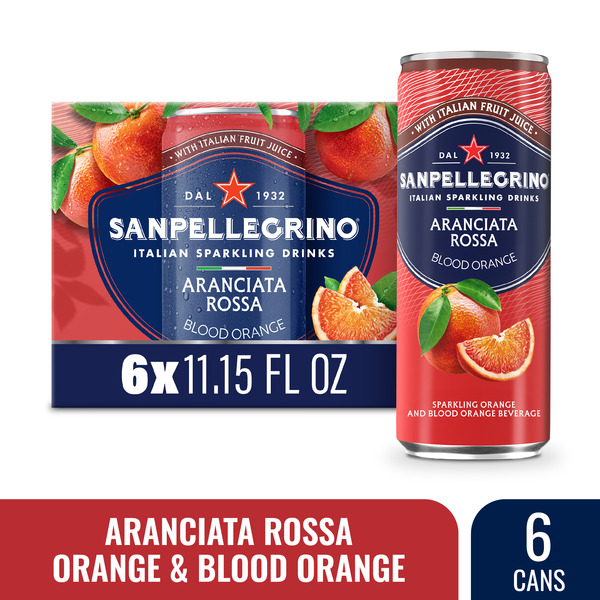 San Pellegrino Italian Sparkling Drink Aranciata Rossa