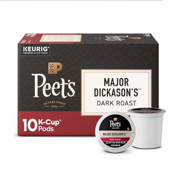 Peet's Coffee Major Dickason's Blend, Dark Roast Single Serve