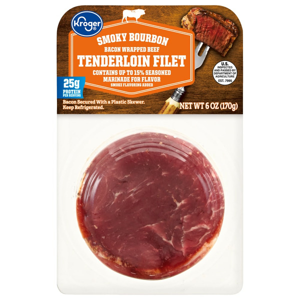 Kroger Smoky Bourbon Bacon Wrapped Beef Filet