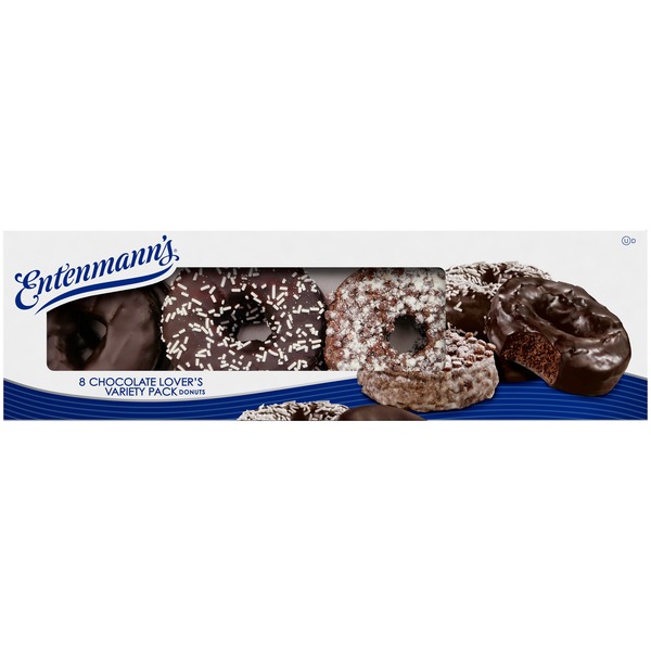 Entenmann's Chocolate Lovers Variety Pack Donuts (15.5 oz) Instacart