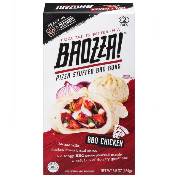 Baozza BBQ Chicken Pizza Snacks 2 Pack Same-Day Delivery or Pickup