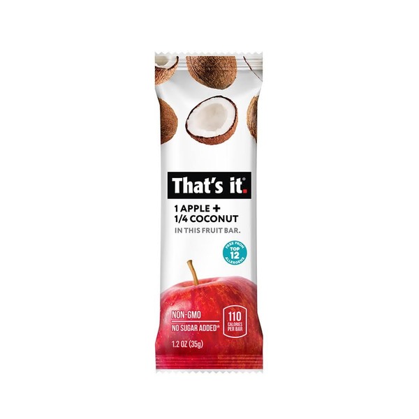 That's it. Apple + Coconut Fruit bar (1.2 oz) Instacart