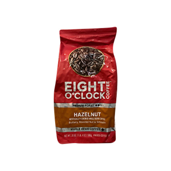 Eight O’Clock Coffee, Whole Bean, Hazelnut, Medium Roast