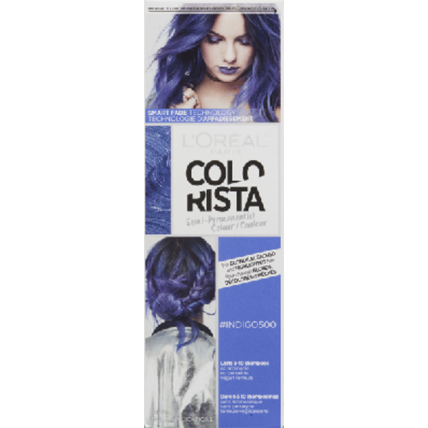 L'Oreal Colorista Washout Indigo Blue Semi-Permanent Hair Dye Same-Day ...