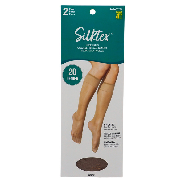 Unique Silkies Pair Pack Nylon Knee Highs Same-Day Delivery