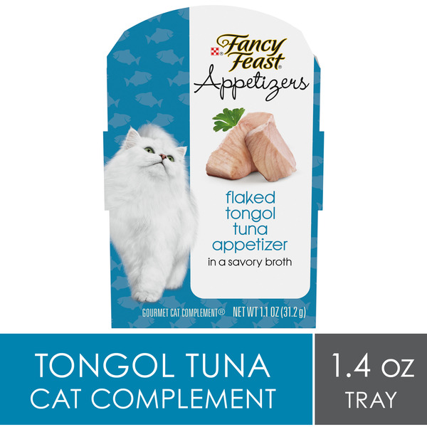 Purina Fancy Feast Limited Ingredient, Grain Free Cat Food Complement, Appetizers Flaked Tongol Tuna