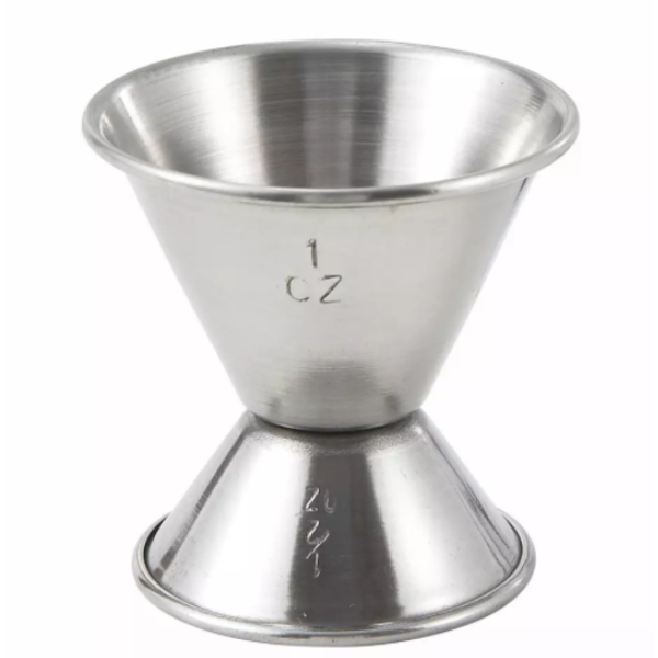 Winco - J-1 Double Jigger - 1/2X1 oz