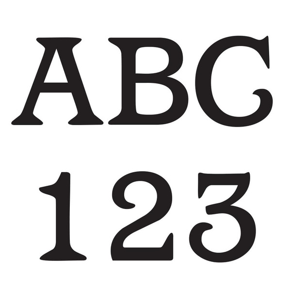 Everbilt 3 In. Adhesive Vinyl Letters And Numbers Mailbox Sticker Kit