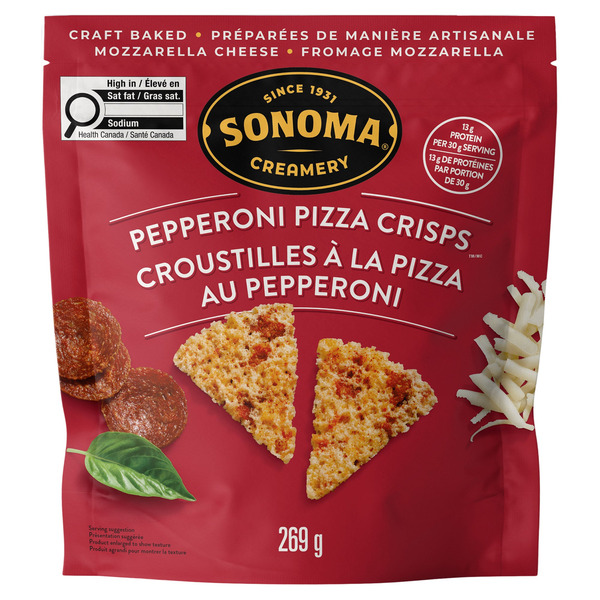 Sonoma Creamery Pepperoni Pizza Crisps 269 g