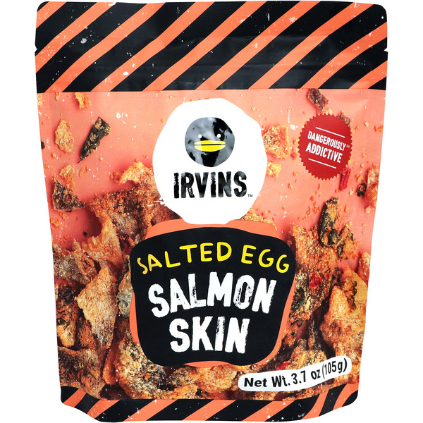 Irvins Salmon Skin, Salted Egg