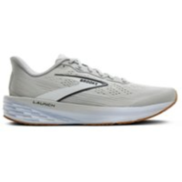 Brooks Men's Launch 12 Running Shoes, Size 9, Medium/D - Oyster/White/Phantom