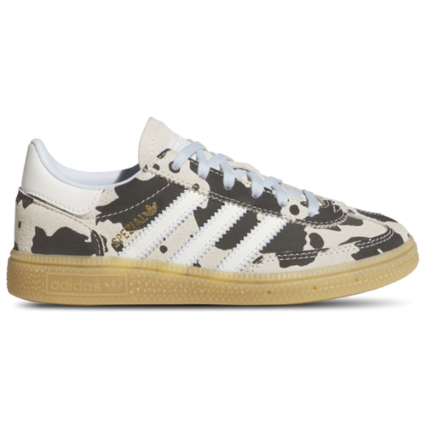 adidas Handball Spezial Boys' Preschool Shoe, Size 1.5 - Core Black/Off White/Crystal Sky