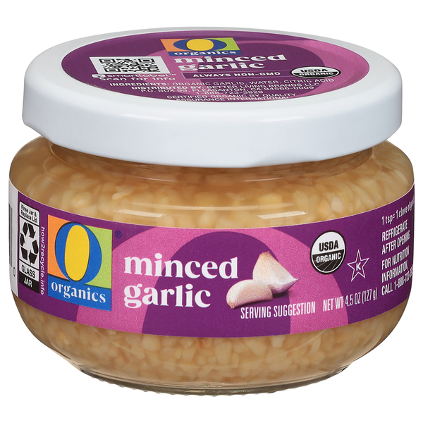 O Organics Garlic, Minced