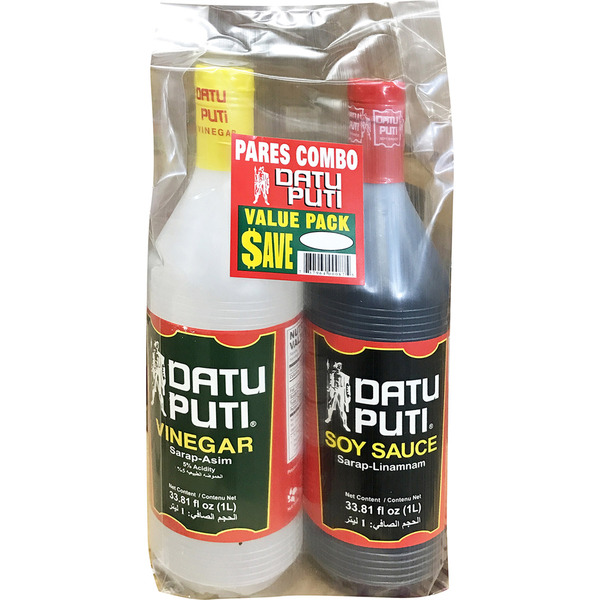 Datu Puti Value Pack With Soy Sauce