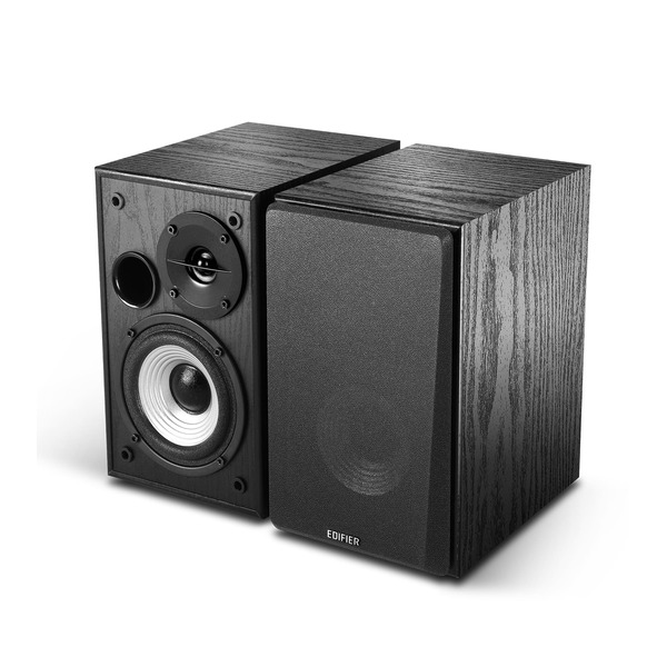 Edifier R990BT 2.0 Active Bluetooth Powered Bookshelf Studio Monitor Speakers - Black