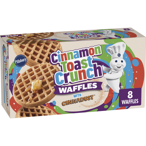 Pillsbury Cinnamon Toast Crunch Frozen Waffles Same-Day Delivery