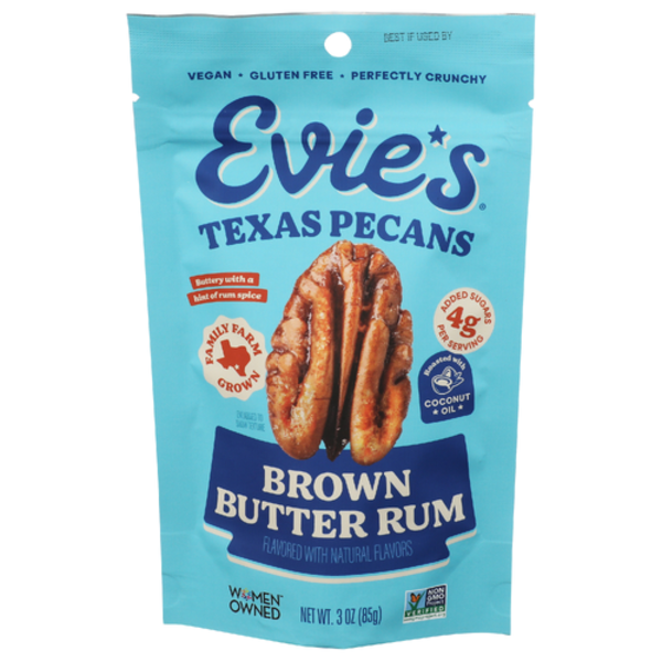 Evies Snacks Brown Butter Rum Pecans