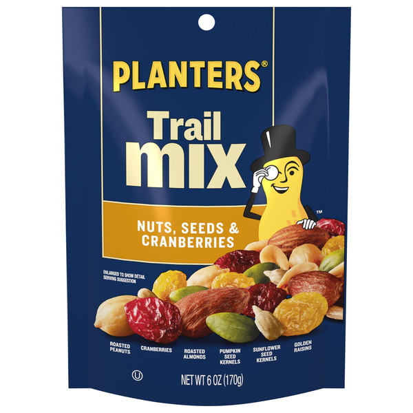 Planters Trail Mix Nuts, Seeds, And Cranberry, 6 OZ Same-Day