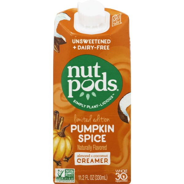 nutpods Unsweetened Pumpkin Spice Creamer