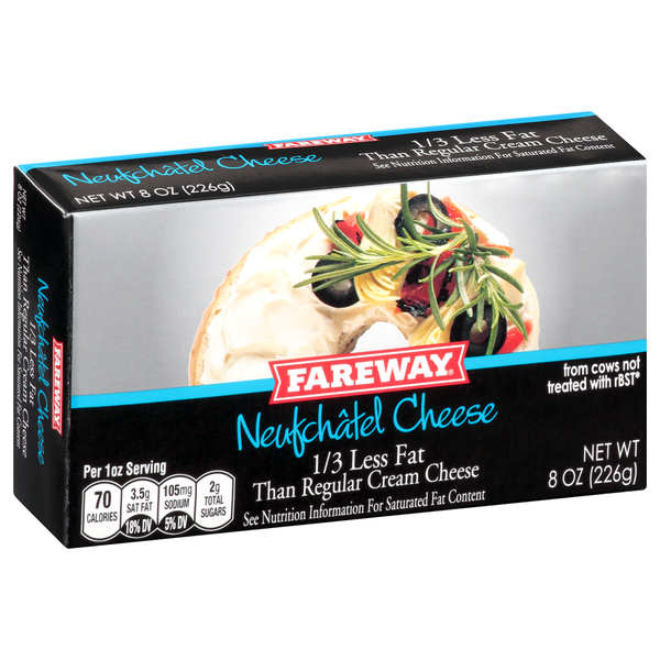 Fareway Neufchatel Cheese