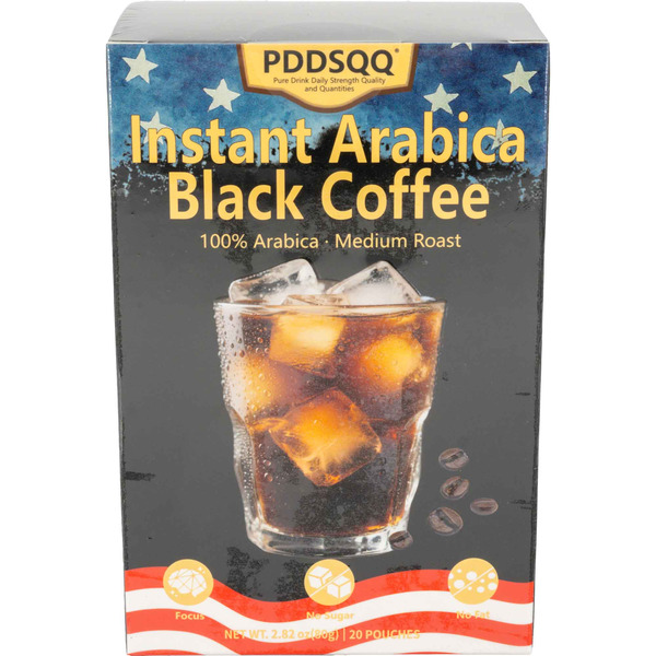 PDDSQQ Premium Arabica Black Instant Coffee