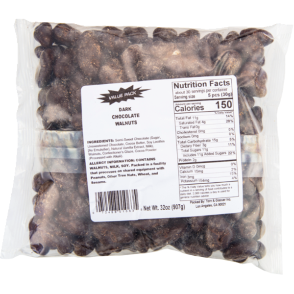 Dark Chocolate Walnuts Value Pack Same-Day Delivery or Pickup