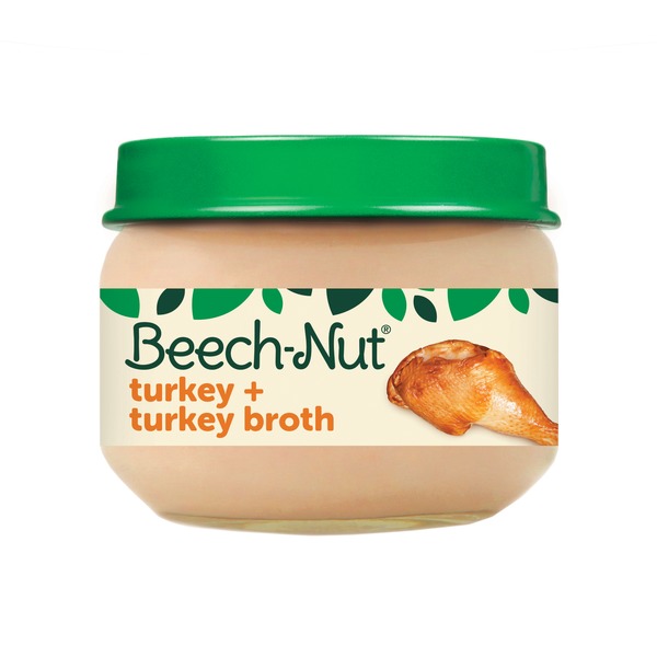 Beech-Nut Turkey & Turkey Broth Baby Food Jar