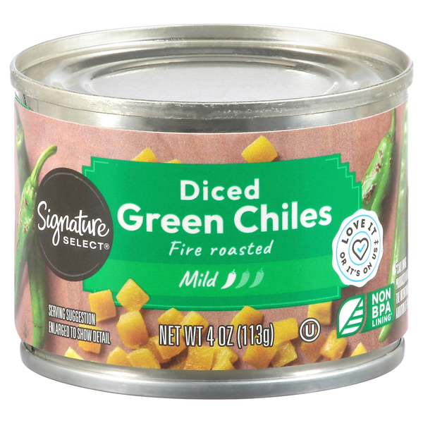 Signature SELECT Chiles, Green, Mild Diced