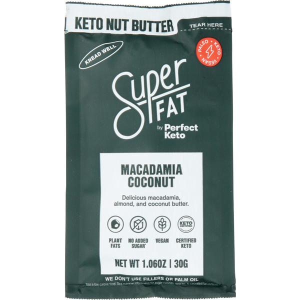 Perfect Keto Keto Nut Butter, Macadamia Coconut Same-Day