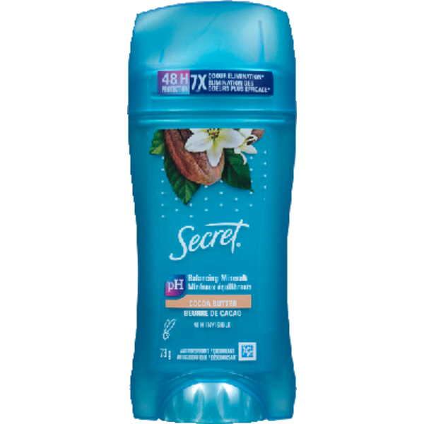 Secret Fresh Antiperspirant Deodorant Invisible Solid Cocoa Butter Same ...