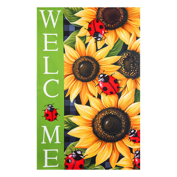 Style Selections 2-ft W x 4-ft H Spring House flag